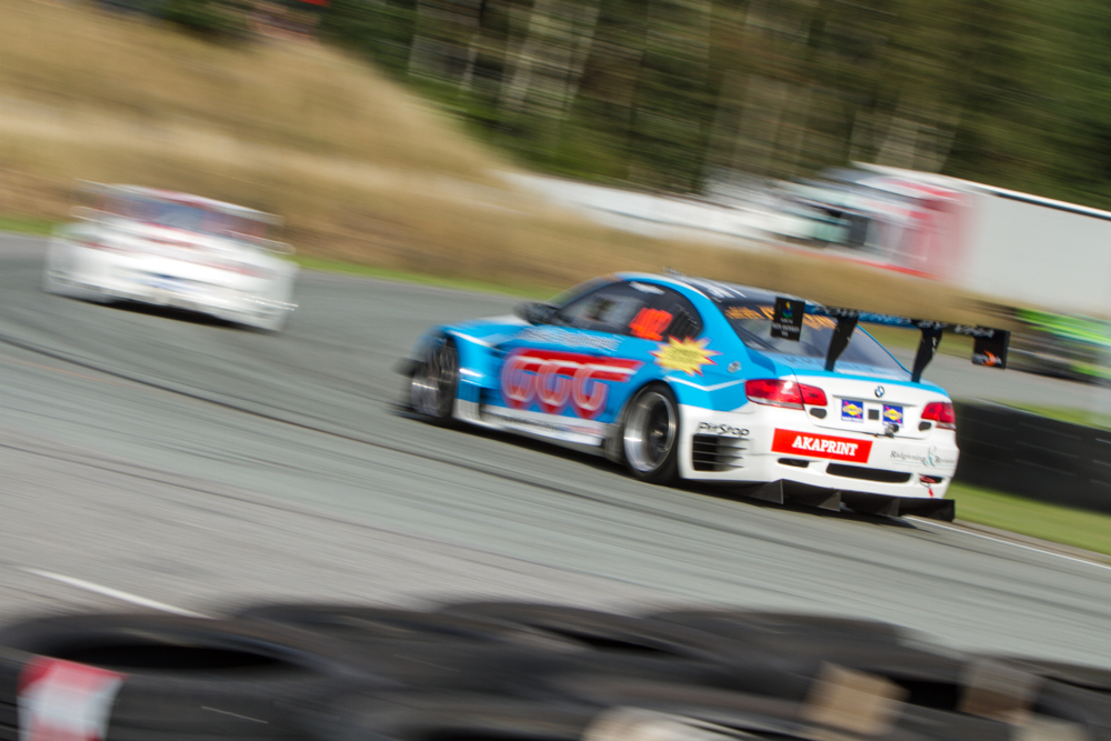Der var som altid god fart i den fragtmandsblå BMW M3 GT2
(Foto: Gripping Media)